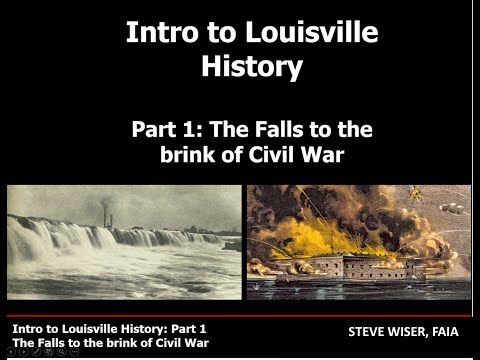 Intro to Louisville, Kentucky, History   Part 1  November-22-2023