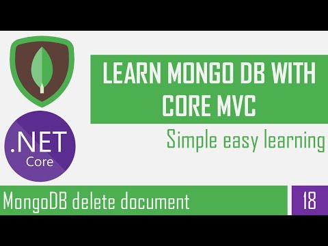MongoDB Delete Document | Remove DeleteOne and DeleteMany Methods | CRUD Operation | Asp Net Core