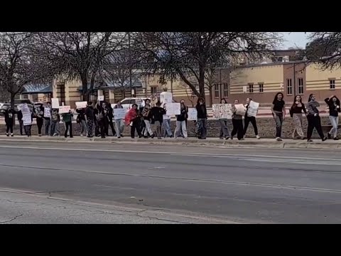 WATCH: Students at San Antonio schools walk out of class to protest ICE