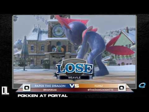 Paper the Dragon vs Fumu - Pokken at Portal 8/2/16