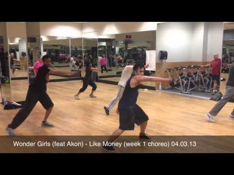 Wonder Girls (feat Akon) - Like Money (week 1 choreo) 04.03.13