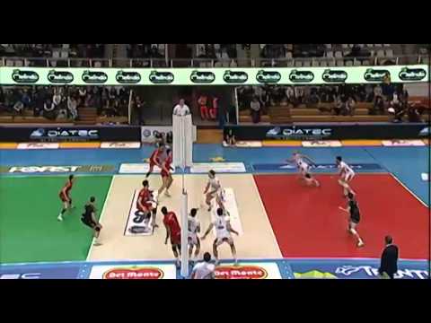 Serie A1 maschile (2a giornata - rit.) Trento - Ravenna 3-0