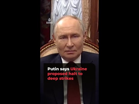 Putin says Ukraine proposed halt to deep strikes