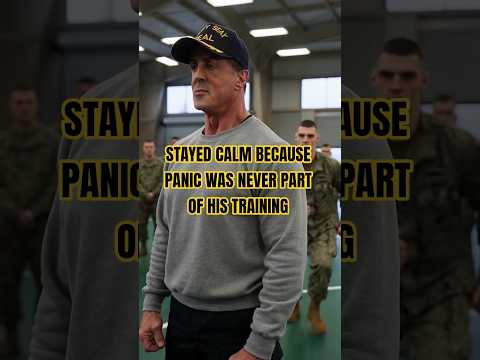 STAYED CALM BECAUSE PANIC WAS NEVER PART OF HIS TRAINING #shorts