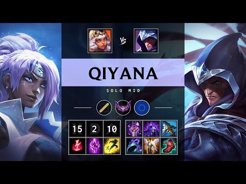 Qiyana Mid vs Talon: Triple Kill, Legendary - EUW Master Patch 14.22