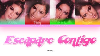 Jeans - Escaparé Contigo [Color Coded Lyrics] (SPA)