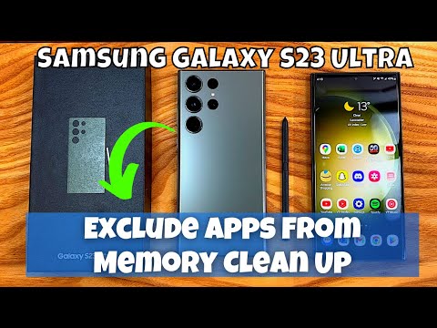 How to Exclude Apps From Memory Clean Up Samsung Galaxy S23 Ultra
