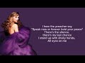TAYLOR SWIFT - Speak Now (Taylor’s Version) (Lyrics)
