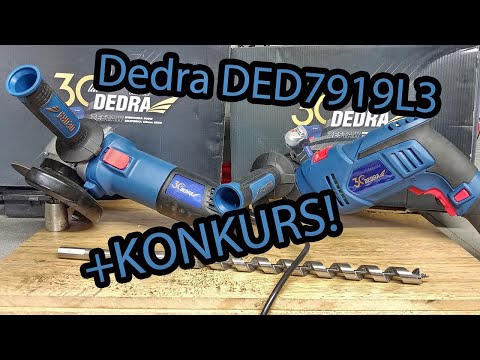 Dedra Rinkinys grtas 900Wlifuoklis 125mm 950W video