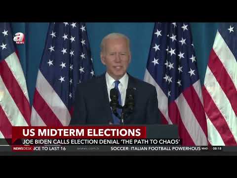 Biden calls elections denials 'path to chaos'
