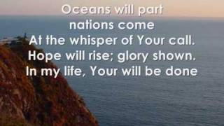 oceans will part - hillsong with lyrics