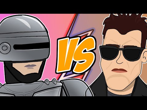 Robocop Vs Terminator - The weird Face Off