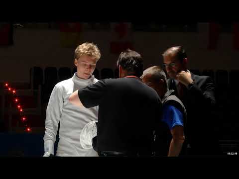 2019 236 T04 01 M E Individual Cadet Torun POL WCH PODIUM HEINAMAA FIN vs REMONDINI  ITA