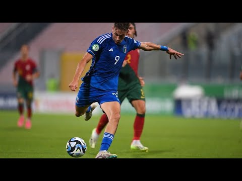 Francesco Pio Esposito vs Portugal - Euro U19 Finale
