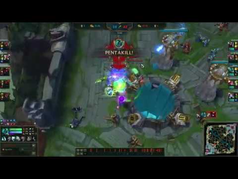 League of Legends - URF Pentakill Hecarim + Yuumi