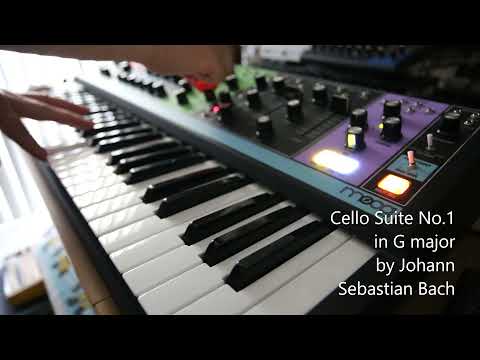 Cello Suite No. 1 in G major Prelude by Johann Sebastian Bach step sequenced with the Moog Matriarch