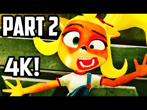 Crash Bandicoot N Sane Trilogy Gameplay Part 2 - 4K PS4 PRO (Crash Bandicoot PS4 Walkthrough)