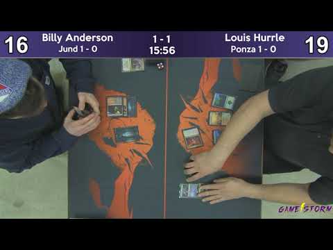 Billy Anderson (Jund) vs Louis Hurrle (Ponza) - Sunday Night Modern 2/17/19