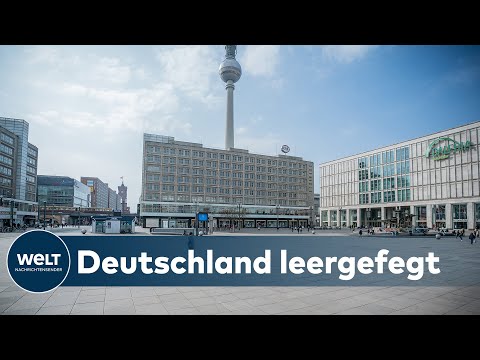 KAMPF GEGEN DAS CORONAVIRUS: Deutschland fährt sich runter – Stillstand in der Republik