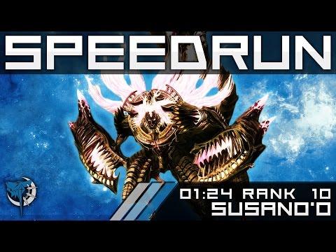 Gods Eater Burst: Rank 10 Susano'o: 1:24 Speedrun Guide: Buster Blade Mastery