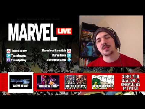 Marvel LIVE! Ep. 16 - #WCW2015 Recap, New "God" Discussion, Match Replays, and Q&A!