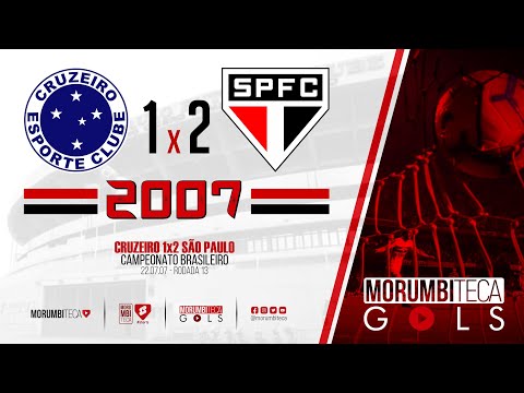Cruzeiro 1x2 São Paulo - Brasileiro 2007 - Rodada 12 - 22/07/2007