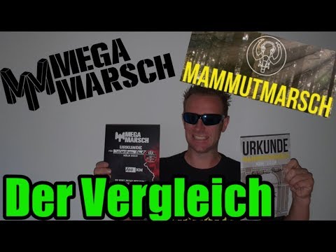 Mammutmarsch vs. MegaMarsch | Der Vergleich