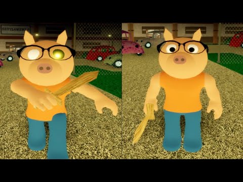 New Mr Pony Infected vs Non Infected Jumpscare - Roblox Piggy RP