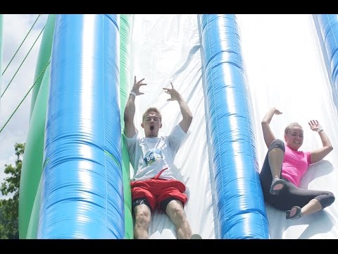 Start Line Obstacle Preview | Insane Inflatable 5K Missoula 2016