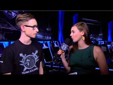 Bjergsen Interview after TSM vs SK  - Worlds Group Stage