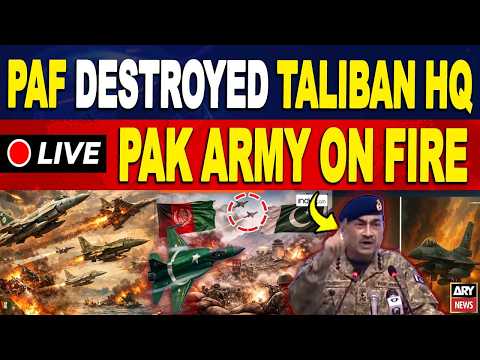LIVE🔴Pak-Afghan War | Pakistan Army Strikes Back | Exclusive Footages - Live Updates