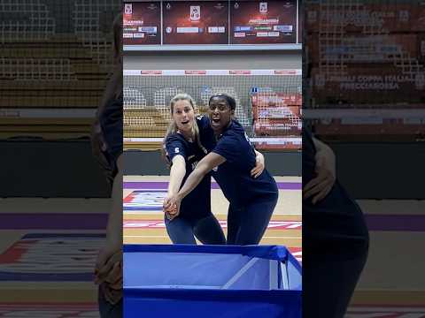 🏐😍COUPLE BAGHER #CHALLENGE @verovolley1 #CoppaItalia #bagherchallenge #volleyball #vollley #couple