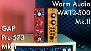 Video thumbnail for Golden Age Project Pre-573 Mk II vs. Warm Audio WA12-500 Mk II by Made by Miike