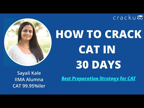 How to crack CAT in 30 Days | Excellent 1 Month Preparation Strategy