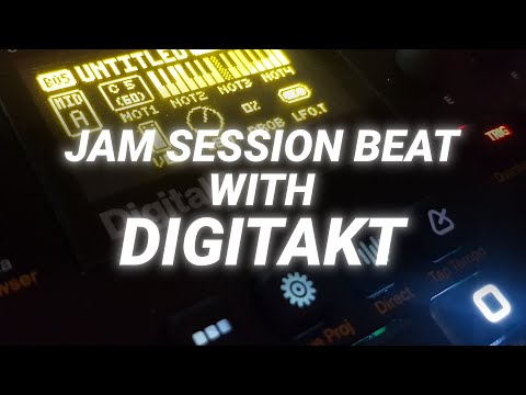 Digitakt jam 31-01-2021 | Hydrasynth chords | No talking