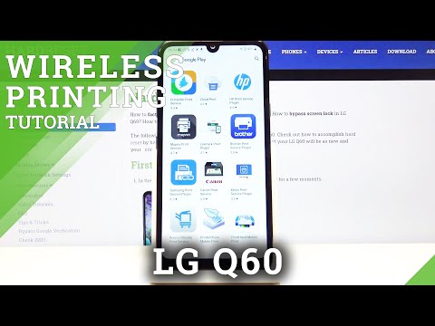 How to Connect Printer with LG Q60 – Connect Printer via Bluetooth / Wireless Printing