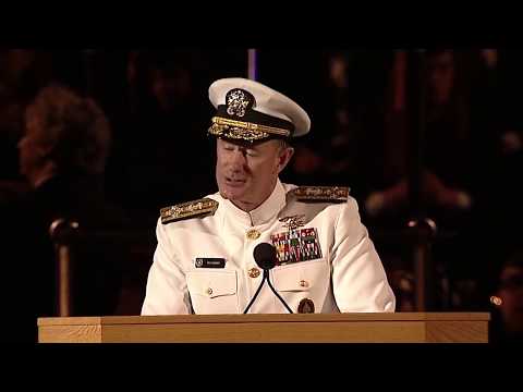 University of Texas, Austin 2014 Commencement Address by   Admiral William H  McRaven