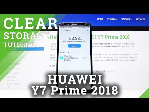 How to Remove Junk Files from Huawei Y7 Prime 2018 - Clean Storage