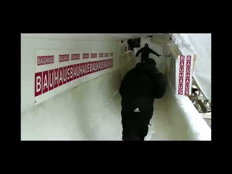 John Jackson, Great Britain, Crashes at the 2012 2-Man Bobsled World Championships in Lake Placid