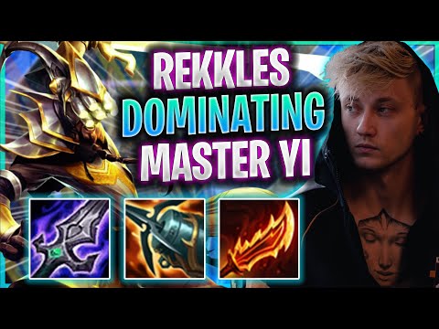 REKKLES DOMINATING NORMAL GAME WITH YI JUNGLE! - Rekkles Plays Master Yi Jungle vs Zed | Season 2022