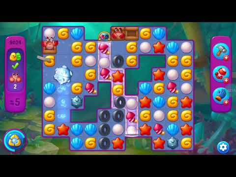 Fishdom Super Hard Level 9024 (with Double Lightning Booster) @choraelmin