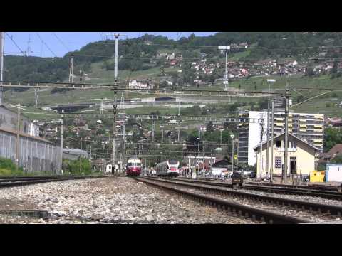 Arrivée RAe TEE II 1053 à Vevey