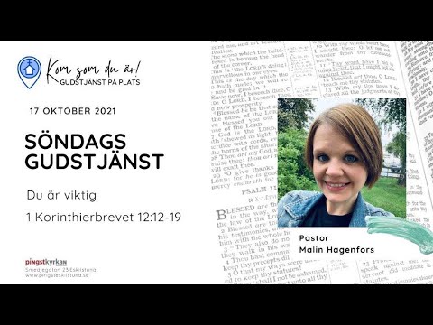 Du är viktig 2021-10-17 Malin Hagenfors