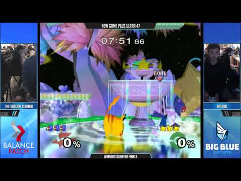 NGPU 47 SSBM - The Vacuum Cleaner (Pikachu) vs. BigJoig (Falco) - Melee WQF