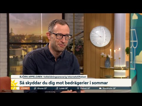 Så skyddar du dig mot bedrägerier i sommar | Nyhetsmorgon | TV4 & TV4 Play