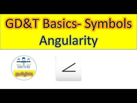 GD&T Angularity in Tamil | How to measure Angularity | Angularity explain in Tamil