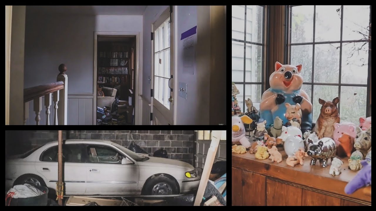 UM CARRO E DIVERSOS OBJETOS BIZARROS FORAM DEIXADOS PARA TRÁS NESSA MANSÃO  ABANDONADA.