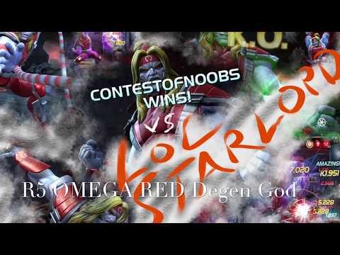 R5 Omega Red Solo VS LOL Starlord 9 MINUTES!!!