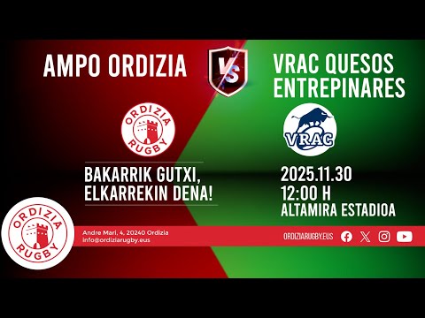 J2 COPA DEL REY 25/26 - AMPO ORDIZIA vs VRAC QUESOS ENTREPINARES