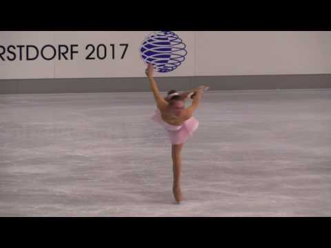 Joanna Sorg   SIlver Ladies II Free Skating Oberstdorf 2017